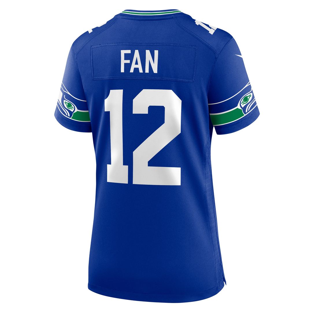 12s Seattle Seahawks Women's Team Game Jersey - College Navy