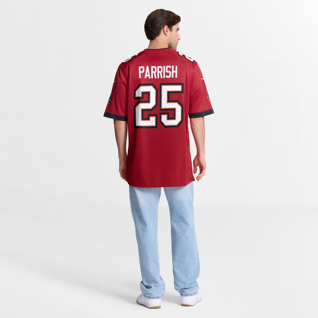 Jacob Parrish Tampa Bay Buccaneers Team Game Jersey - Red