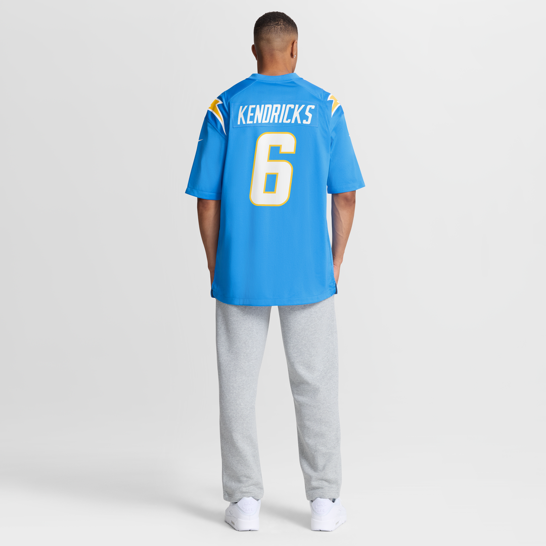 Eric Kendricks Los Angeles Chargers Game Player Jersey - Powder Blue