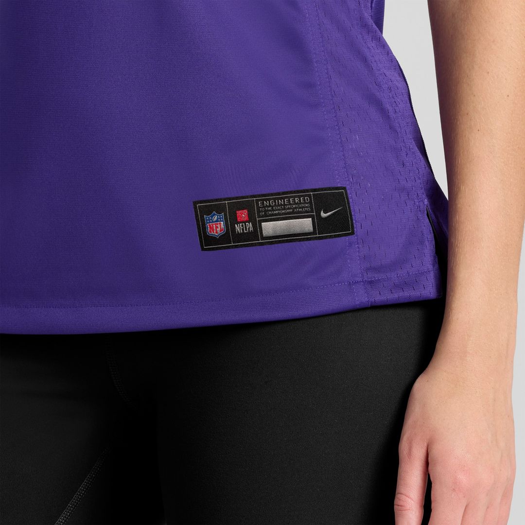 Walter Rouse Minnesota Vikings Women's Team Game Jersey - Purple