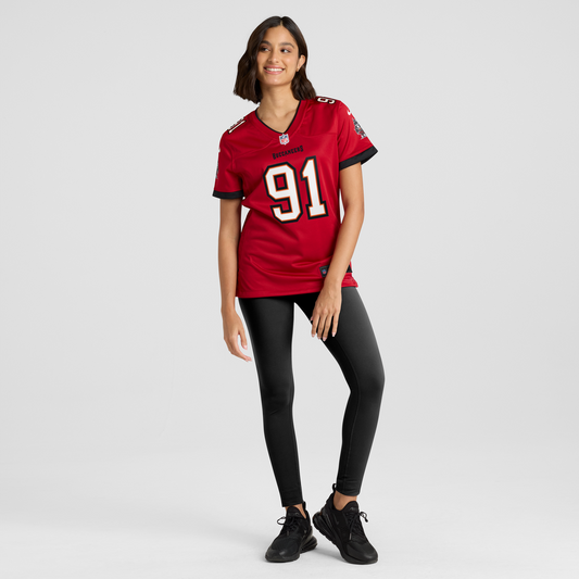 A'Shawn Robinson Tampa Bay Buccaneers Women's Team Game Jersey - Red