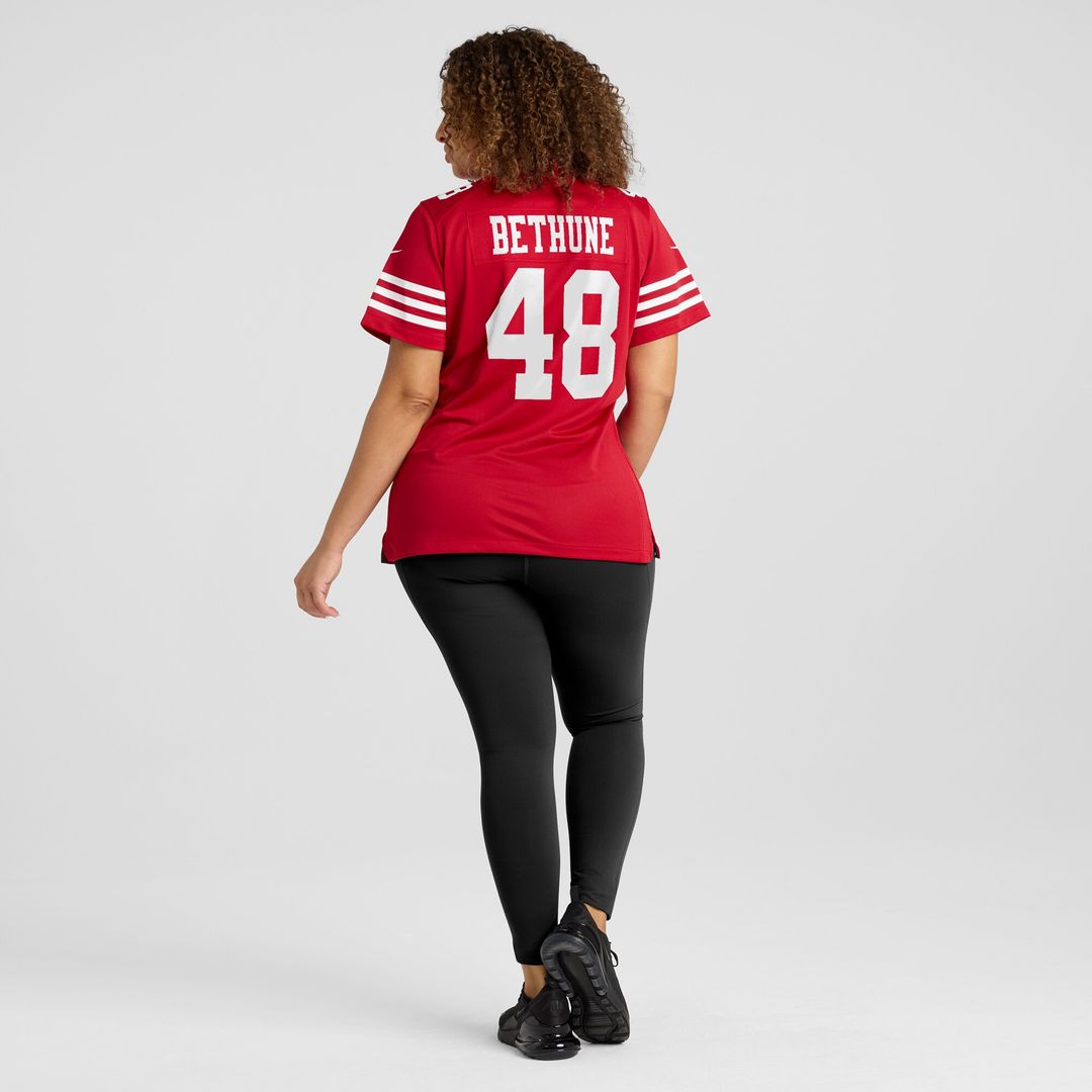 Tatum Bethune San Francisco 49ers Women's Team Game Jersey - Scarlet