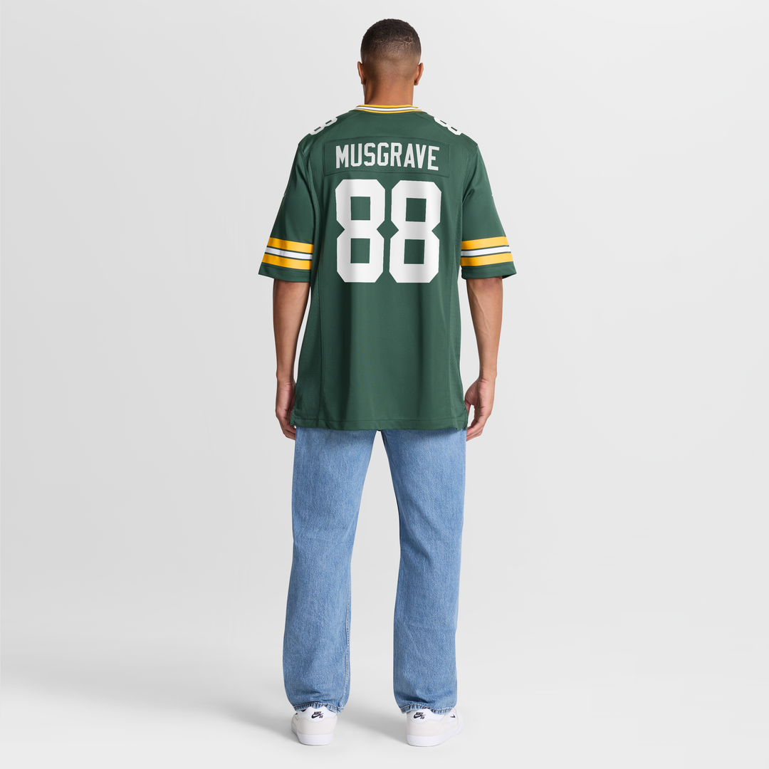 Luke Musgrave Green Bay Packers Game Jersey - Green