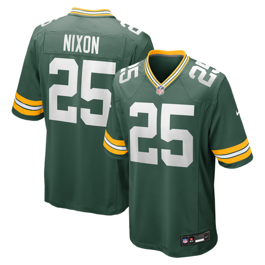 Keisean Nixon Green Bay Packers Game Player Jersey - Green