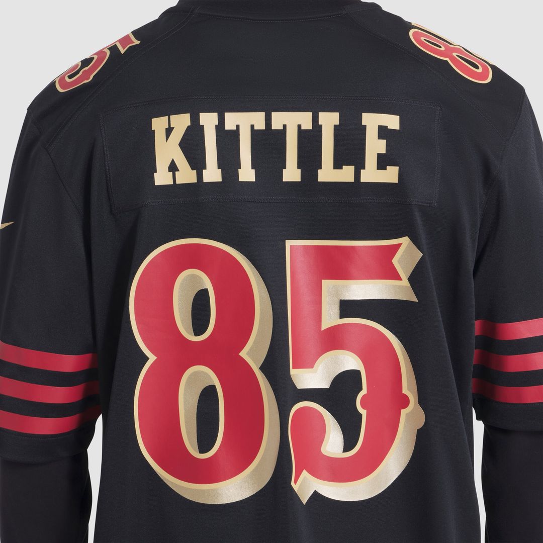 George Kittle San Francisco 49ers 2025 Rivalries Collection Game Jersey - Black