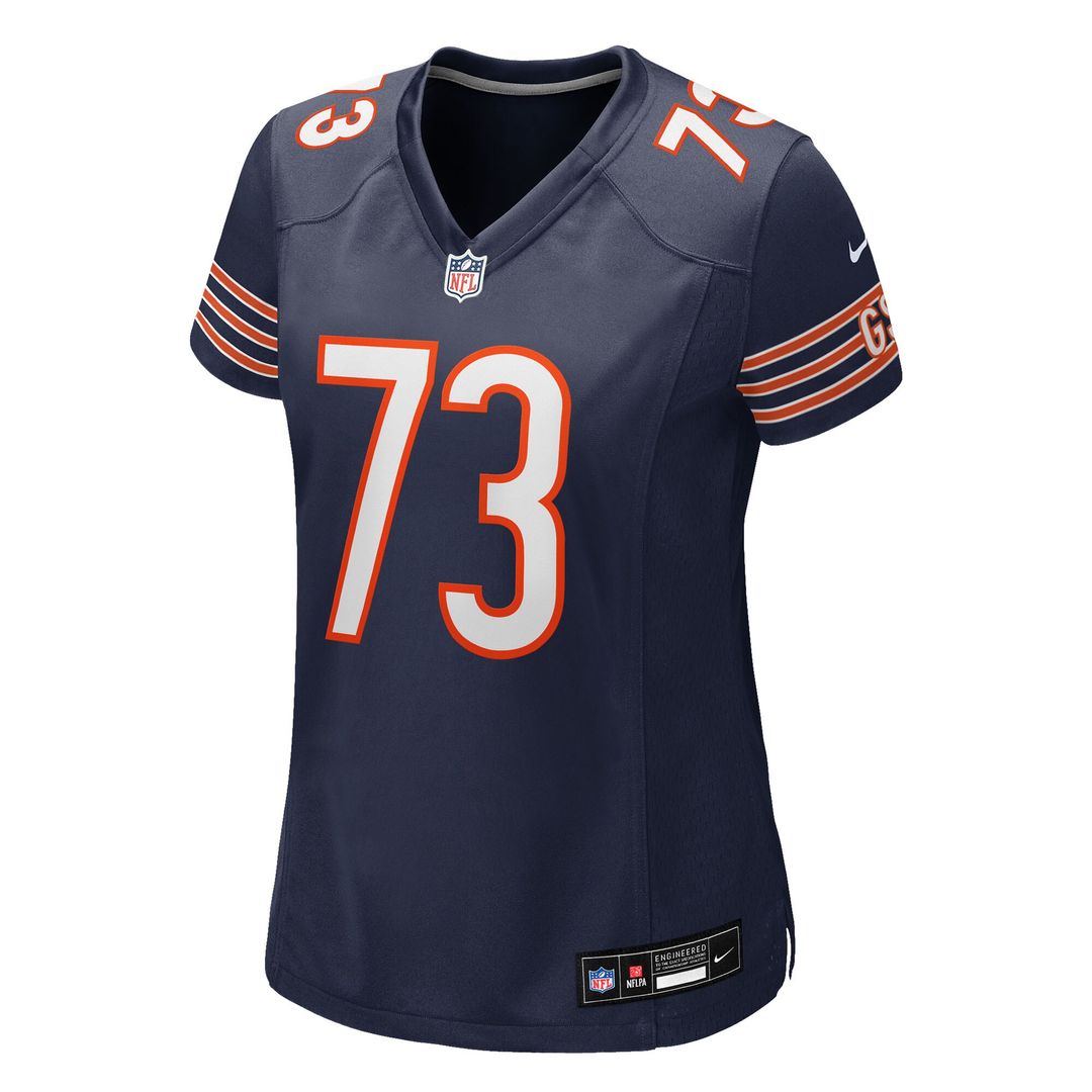 Jonah Jackson Chicago Bears Women's Team Game Jersey - Navy