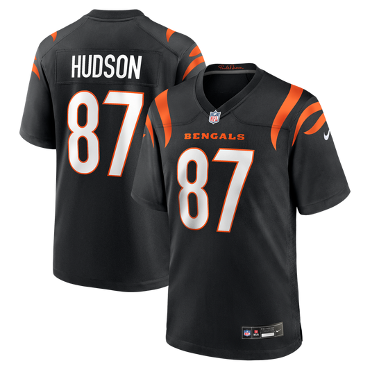Tanner Hudson Cincinnati Bengals Home Game Player Jersey - Black