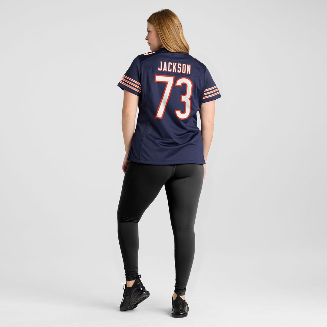 Jonah Jackson Chicago Bears Women's Team Game Jersey - Navy