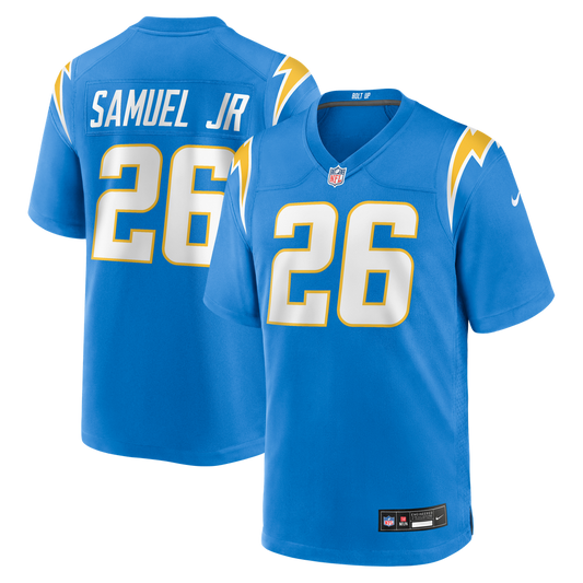 Asante Samuel Jr. Los Angeles Chargers Game Player Jersey - Powder Blue