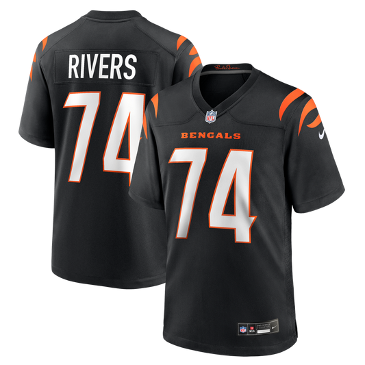 Jalen Rivers Cincinnati Bengals Team Game Jersey - Black