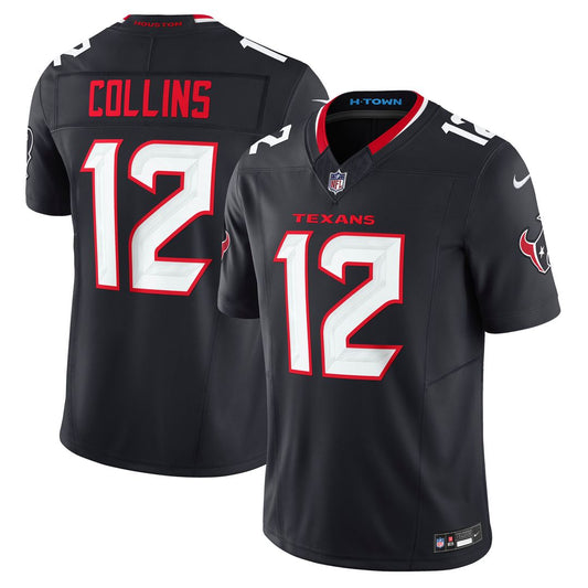 Nico Collins Houston Texans Team Vapor F.U.S.E. Limited Jersey - Navy