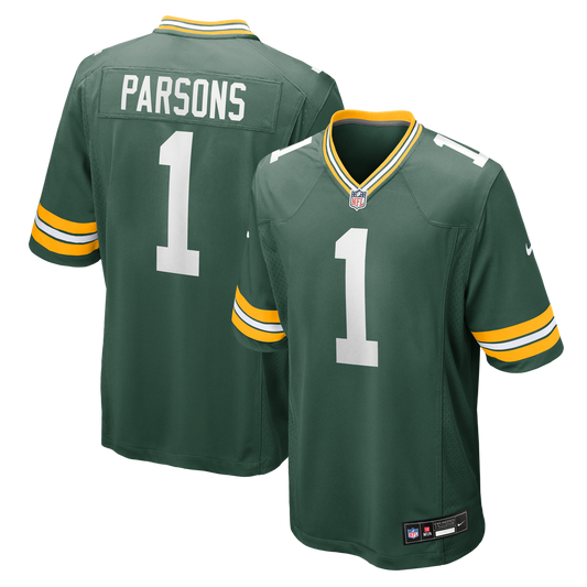 Micah Parsons Green Bay Packers Game Player Jersey - Green