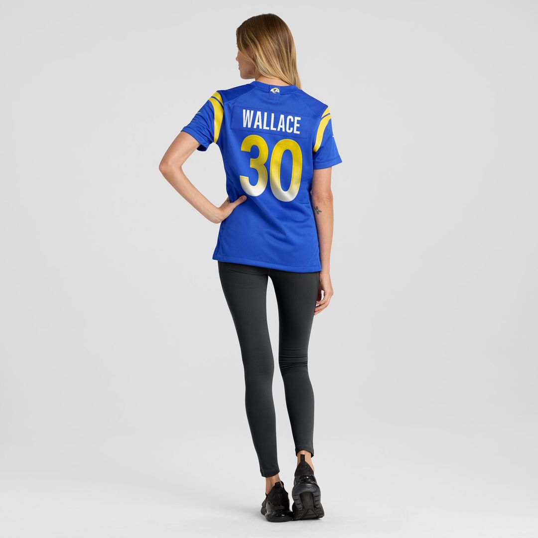 Josh Wallace Los Angeles Rams Women's Game Jersey - Royal