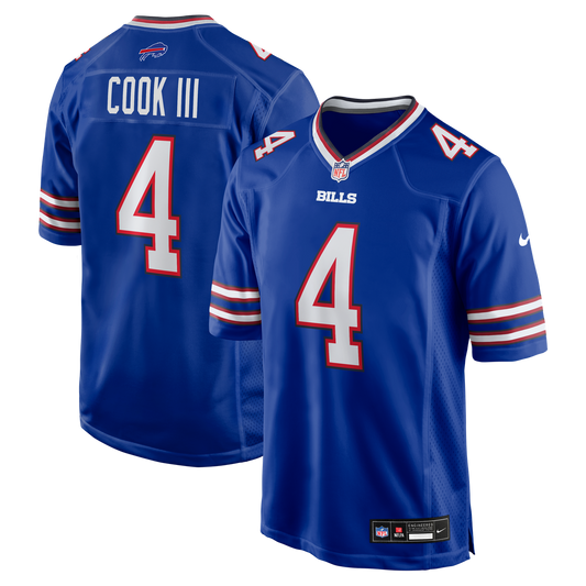 James Cook III Buffalo Bills Team Game Jersey - Royal