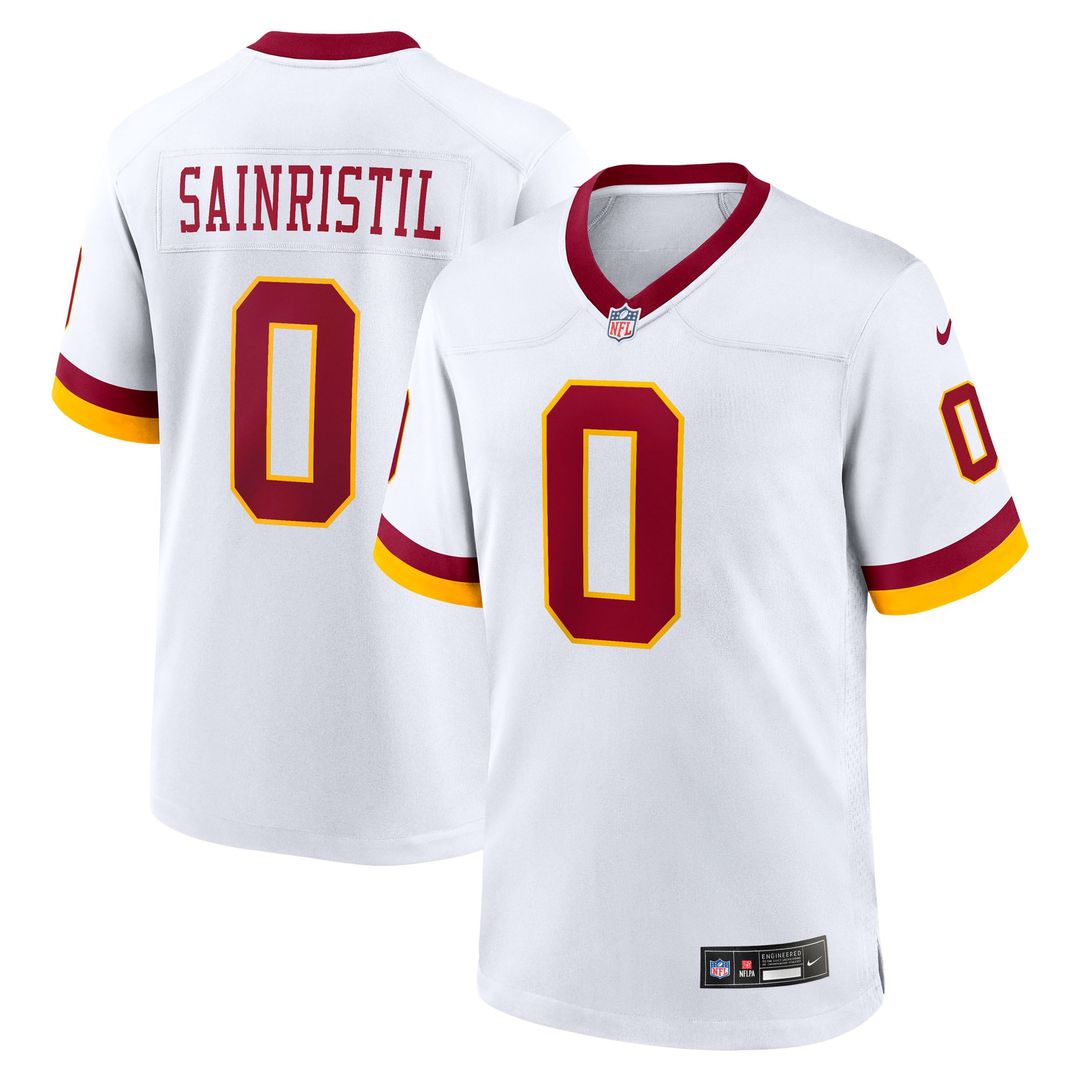 Mike Sainristil Washington Commanders Hail Raiser Alternate Game Jersey - Black