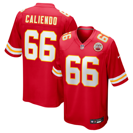 Mike Caliendo Kansas City Chiefs Game Player Jersey - Red