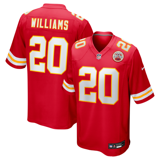Nohl Williams Kansas City Chiefs Team Game Jersey - Red