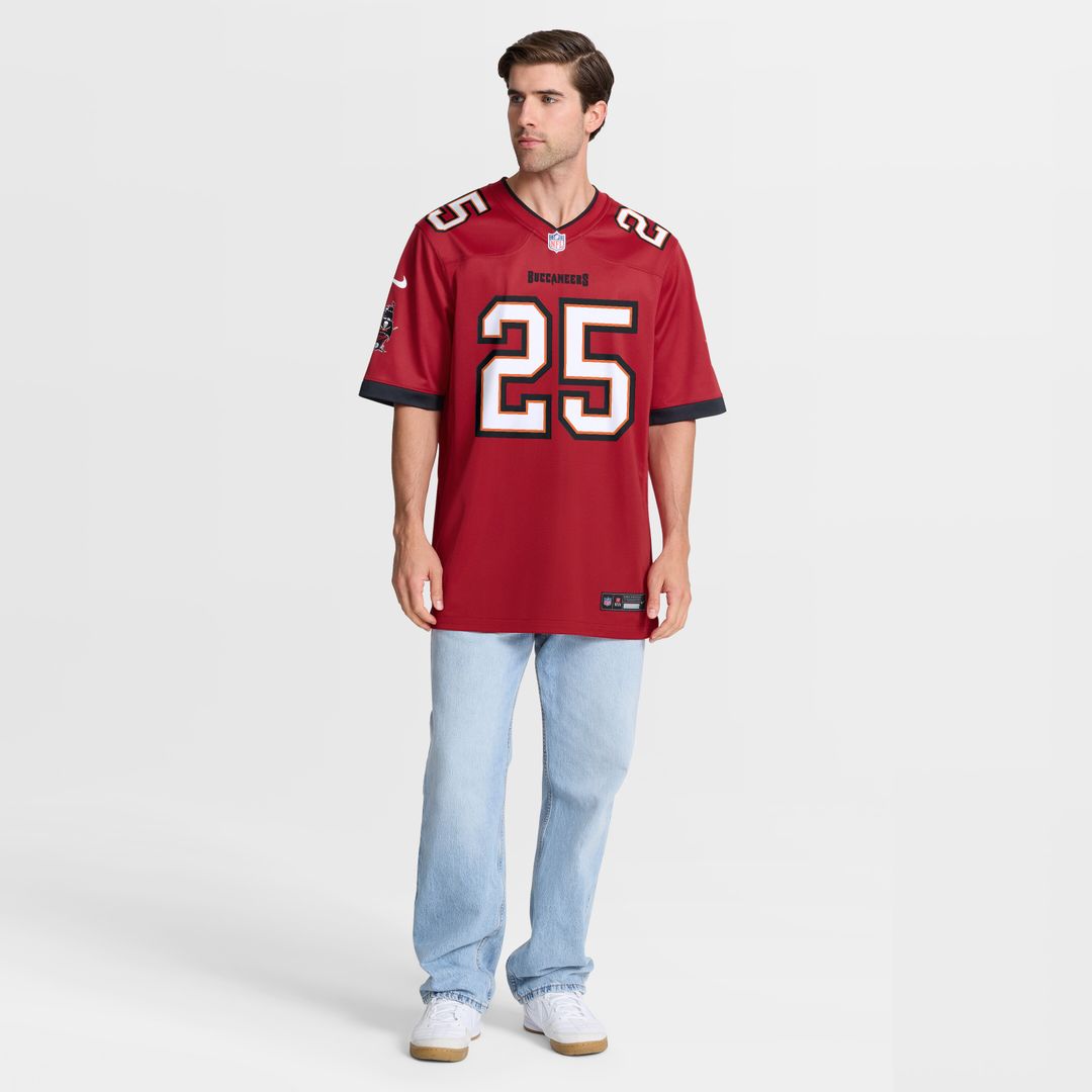 Jacob Parrish Tampa Bay Buccaneers Team Game Jersey - Red