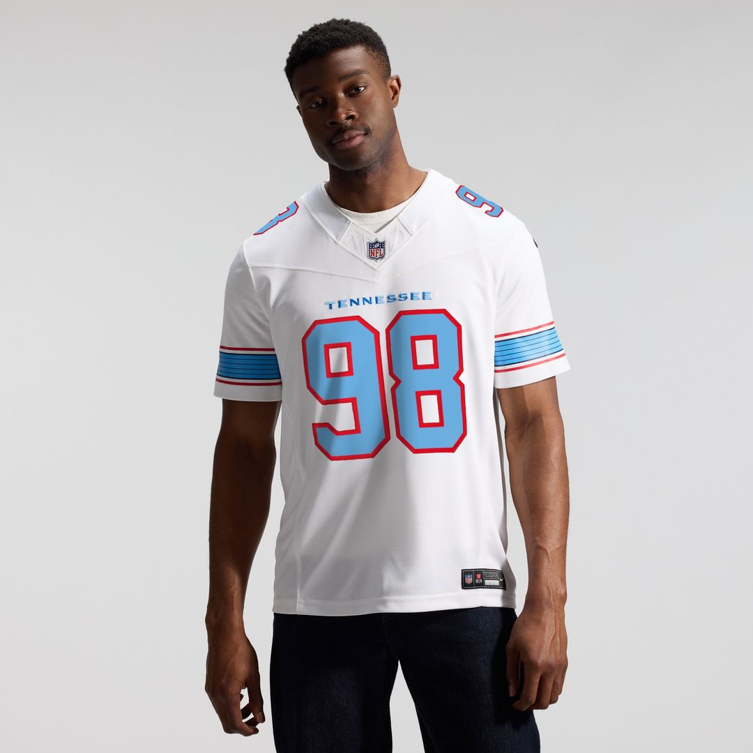 Jeffery Simmons Tennessee Titans Vapor F.U.S.E. Sewn Down Limited Jersey - Light Blue