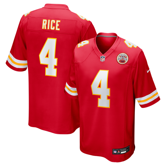 Rashee Rice Kansas City Chiefs Game Jersey - Red