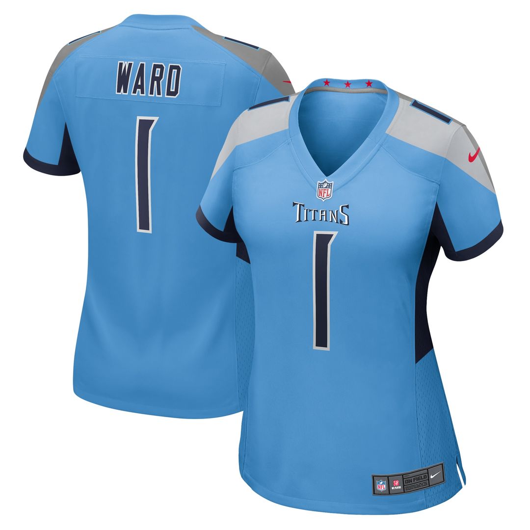 Cameron Ward Tennessee Titans Women's Alternate Game Jersey - Navy