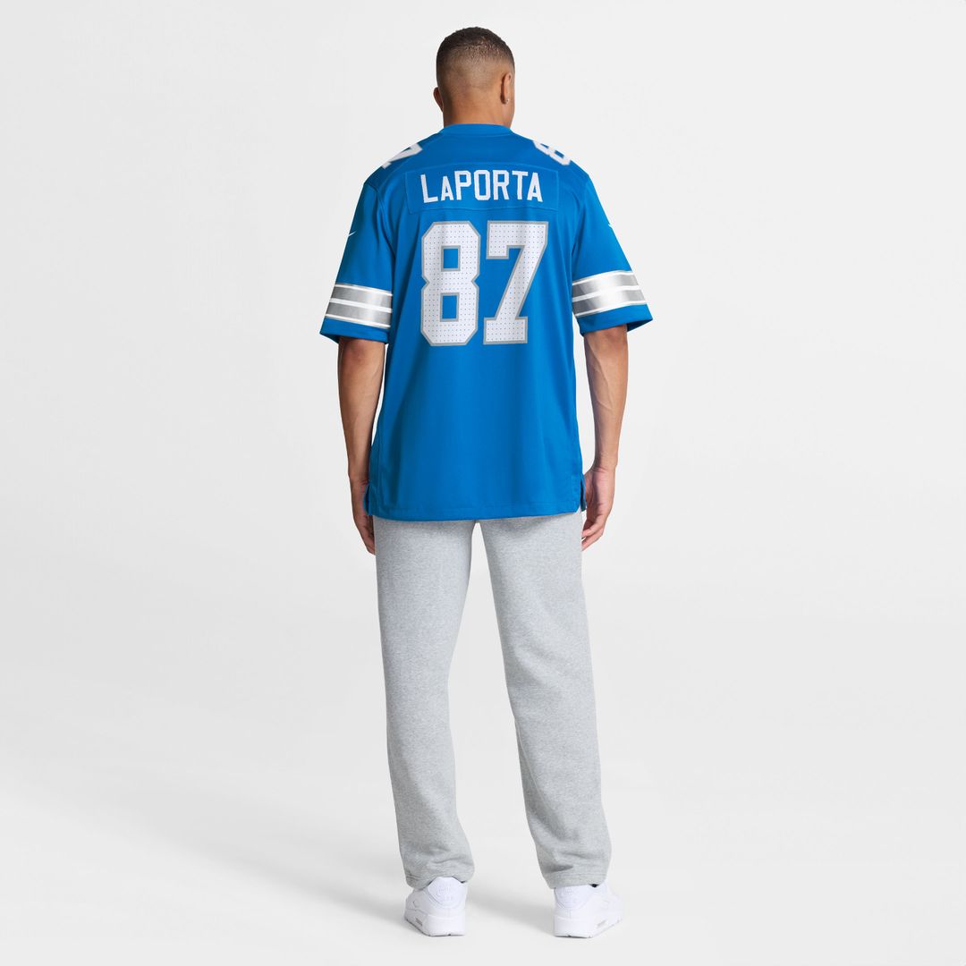 Sam LaPorta Detroit Lions White Game Jersey - White