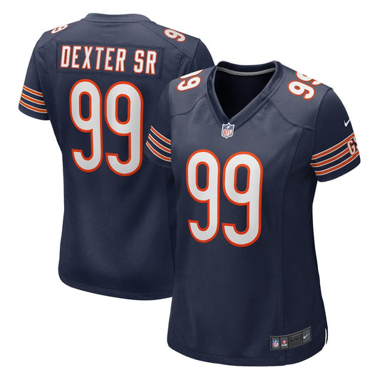 Gervon Dexter Sr. Chicago Bears Women's Game Jersey - Navy