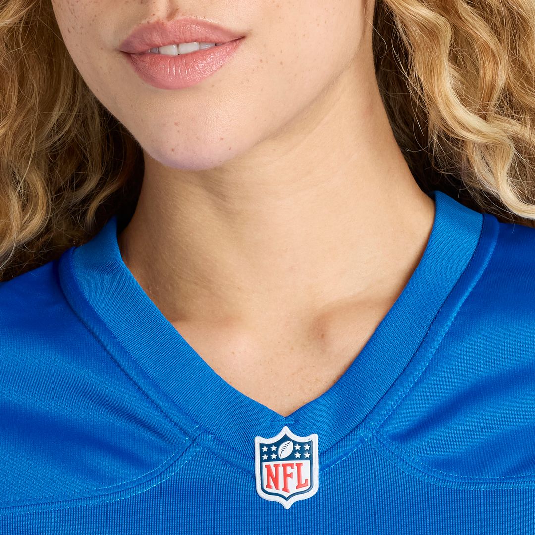 Number 1 Mom Detroit Lions Game Jersey - Blue
