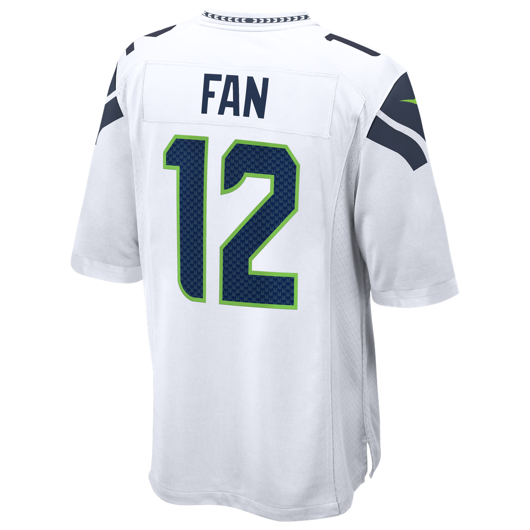 12s Seattle Seahawks Game Jersey - White