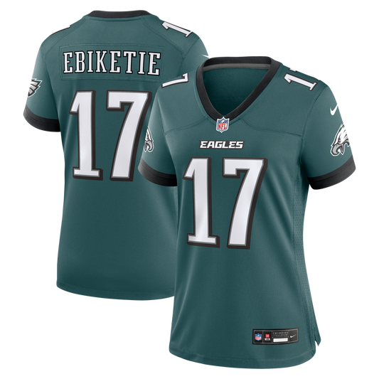 Arnold Ebiketie Philadelphia Eagles Women's Team Game Jersey - Midnight Green
