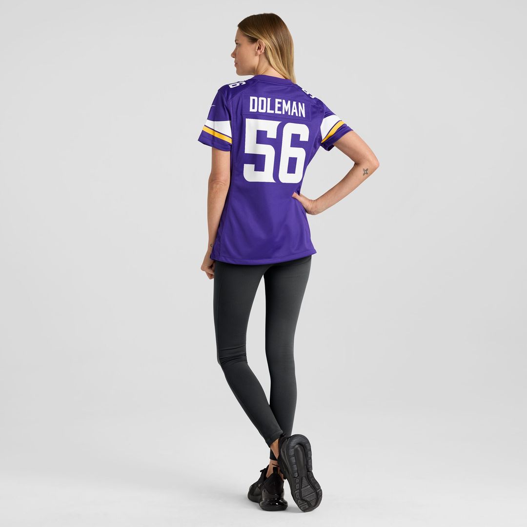 Chris Doleman Minnesota Vikings Women's Game Retired Player Jersey - Purple