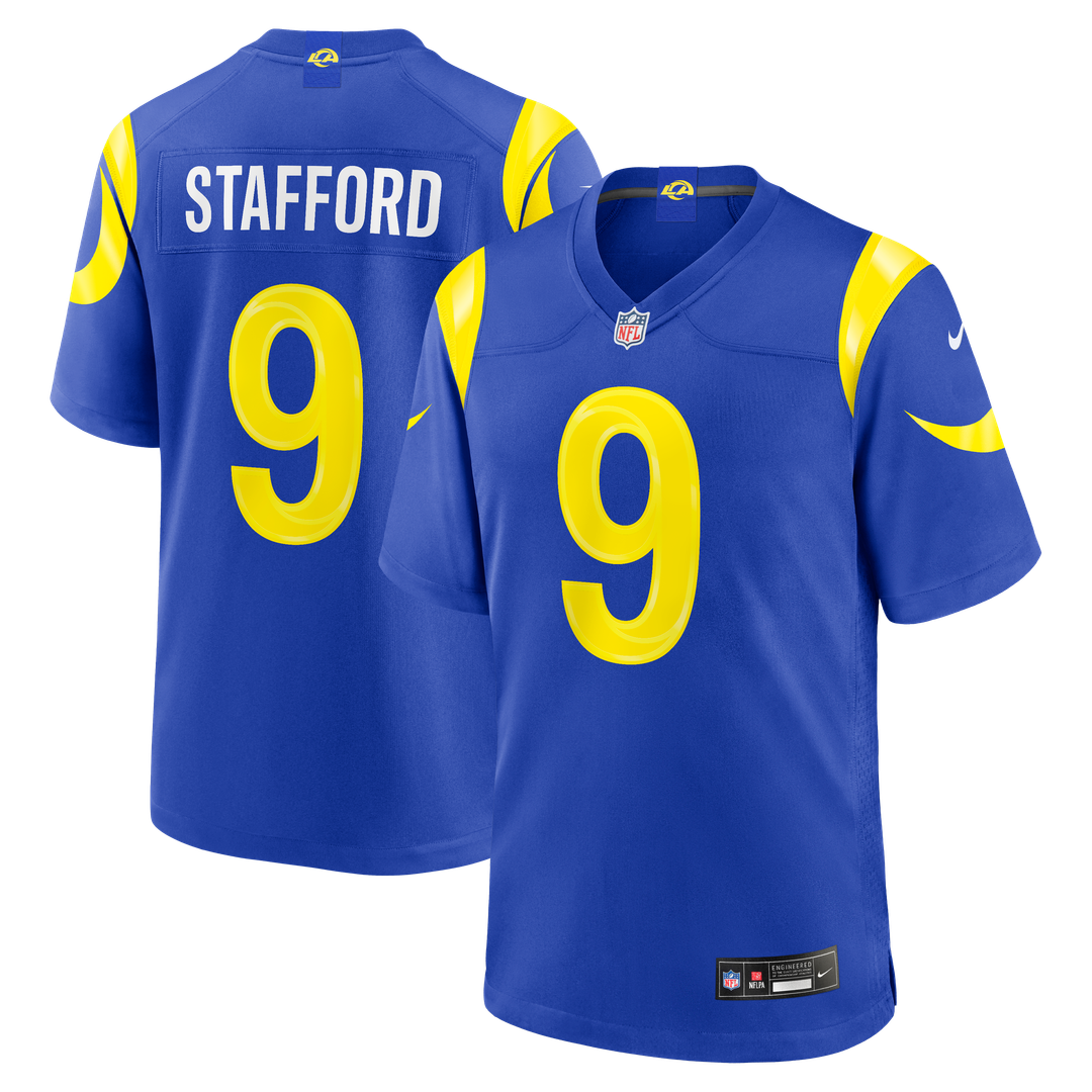 Matthew Stafford Los Angeles Rams Team Game Player Jersey - Royal