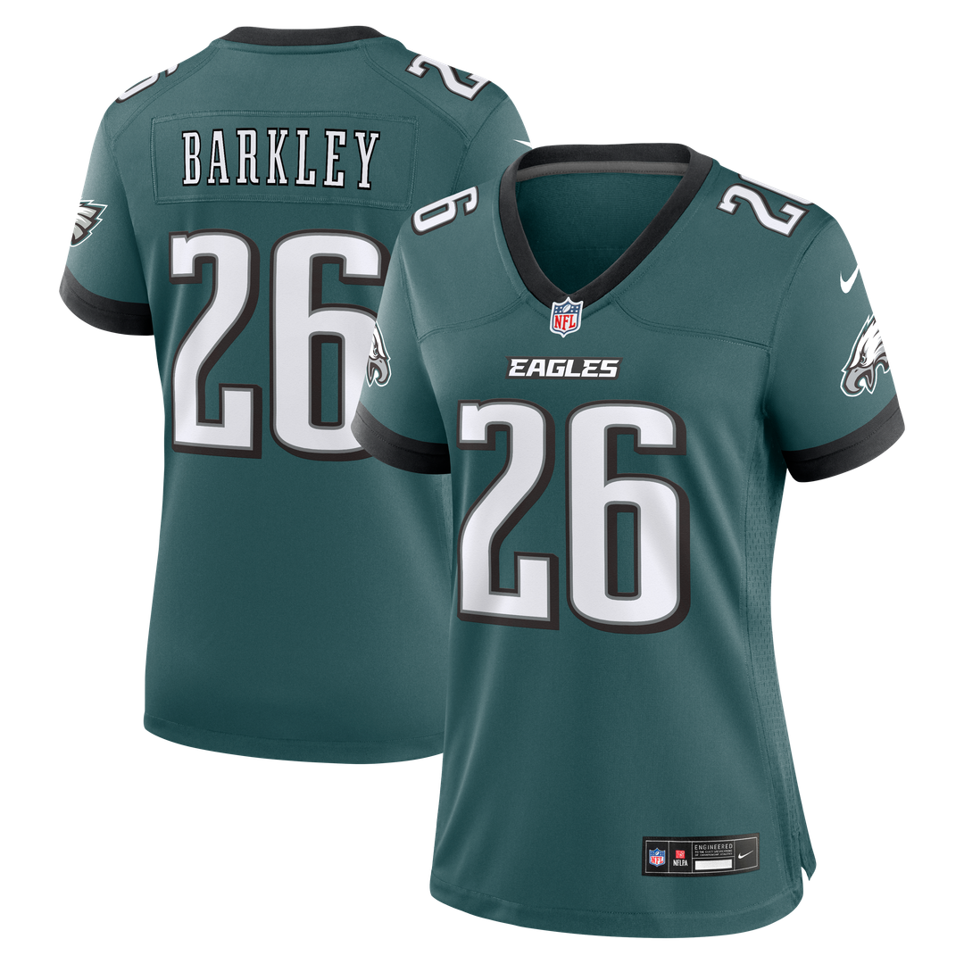 Saquon Barkley Philadelphia Eagles Women's Game Jersey - White