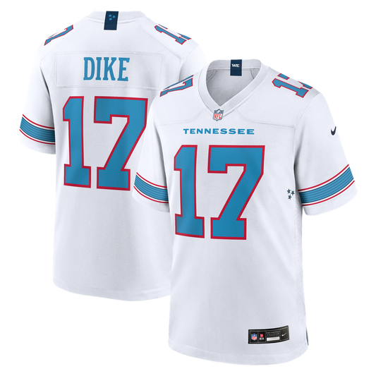 Chimere Dike Tennessee Titans Game Jersey - White