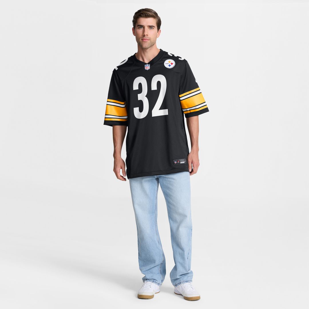 Franco Harris Pittsburgh Steelers Game Retired Player Jersey - Black