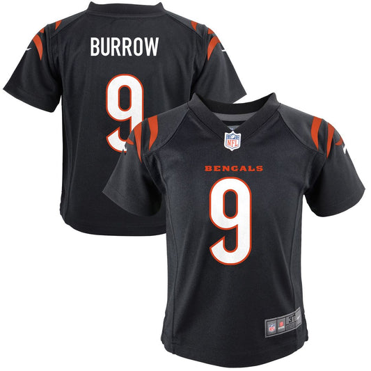 Joe Burrow Cincinnati Bengals Preschool Game Jersey - Black