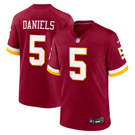 Jayden Daniels Washington Commanders Game Jersey - Burgundy