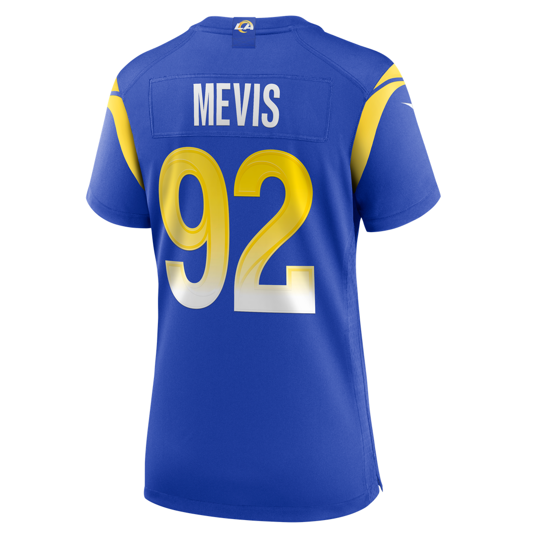 Harrison Mevis Los Angeles Rams Women's Team Game Jersey - Royal
