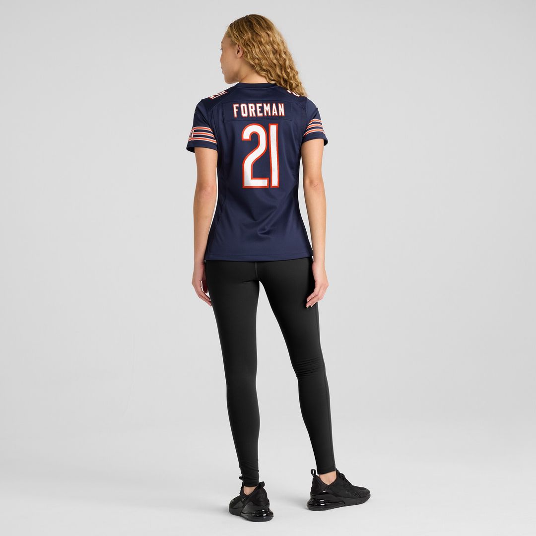 D'Onta Foreman Chicago Bears Women's Game Jersey - Navy