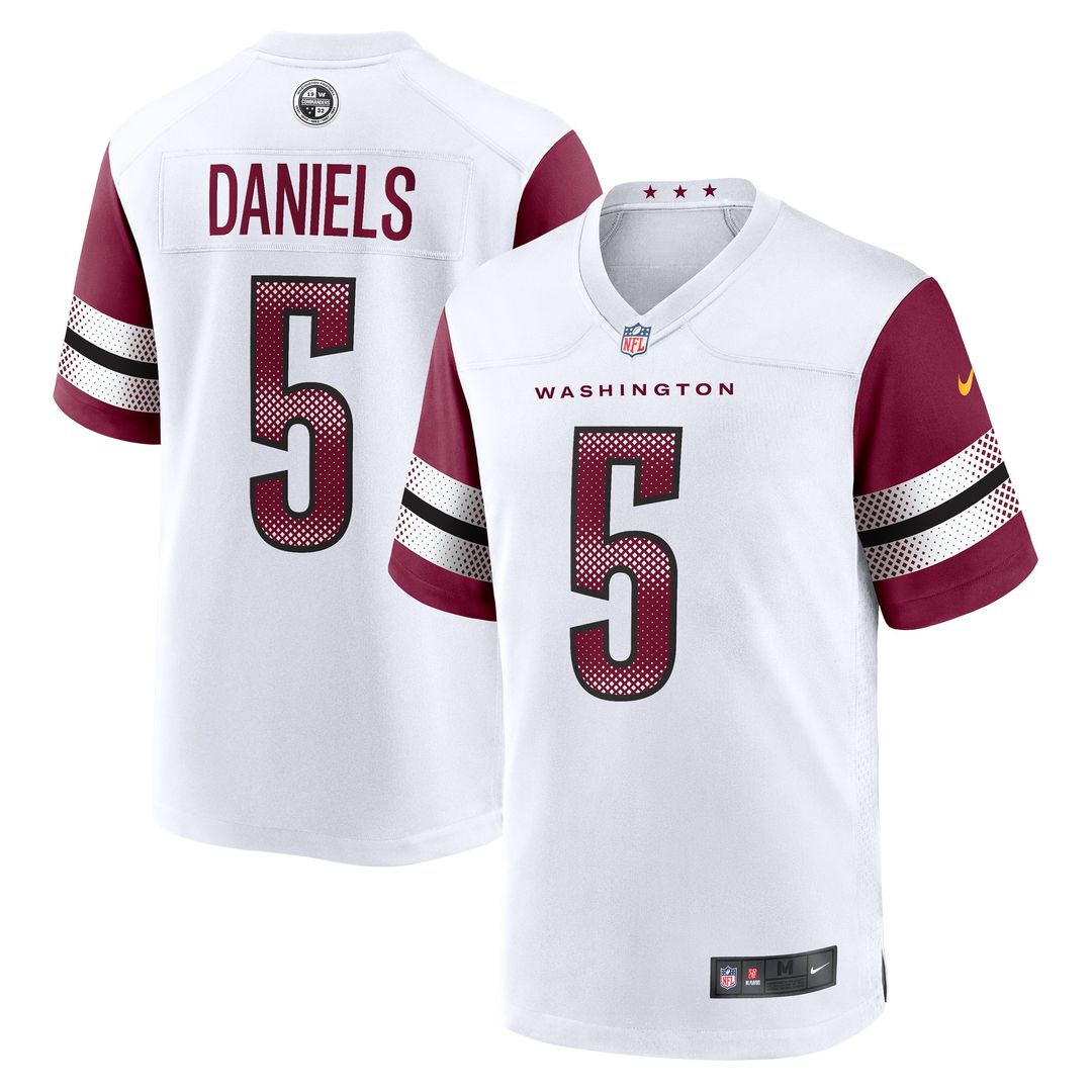 Jayden Daniels Washington Commanders Player Game Jersey - Burgundy