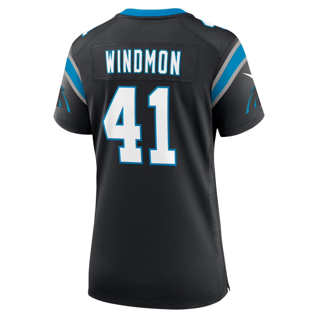 Jacoby Windmon Carolina Panthers Women's Team Game Jersey - Black