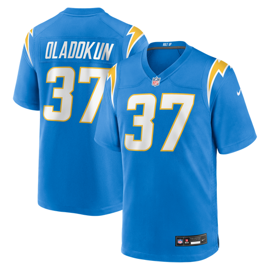 Oladokun Los Angeles Chargers Team Game Jersey - Powder Blue