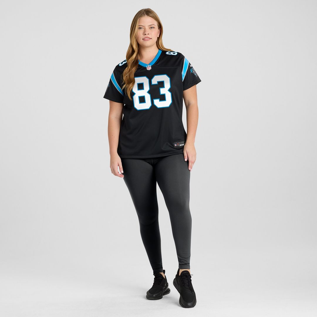 David Moore Carolina Panthers Women's Game Jersey - Black