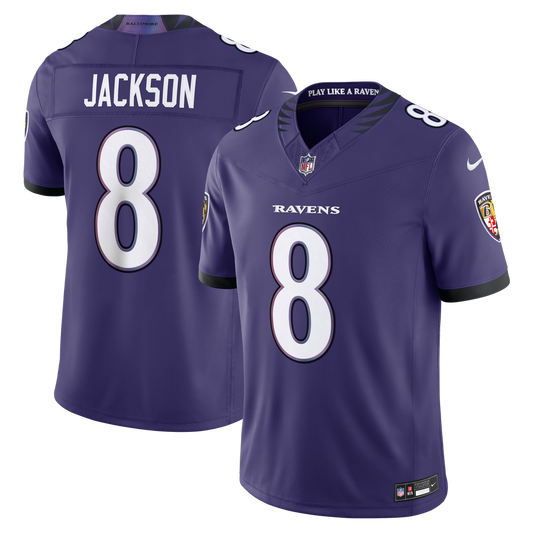 Lamar Jackson Baltimore Ravens Vapor F.U.S.E. Stitched Limited Jersey - Purple