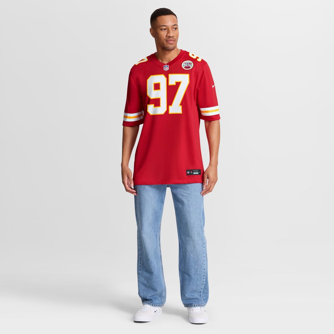 Ashton Gillotte Kansas City Chiefs Team Game Jersey - Red
