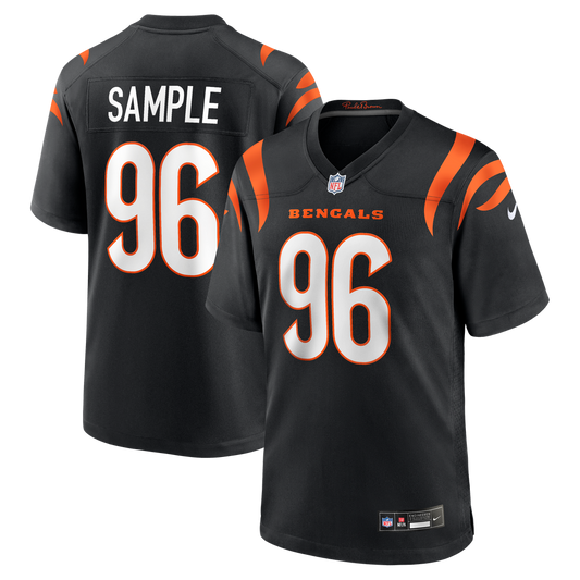 Cam Sample Cincinnati Bengals Game Jersey - Black