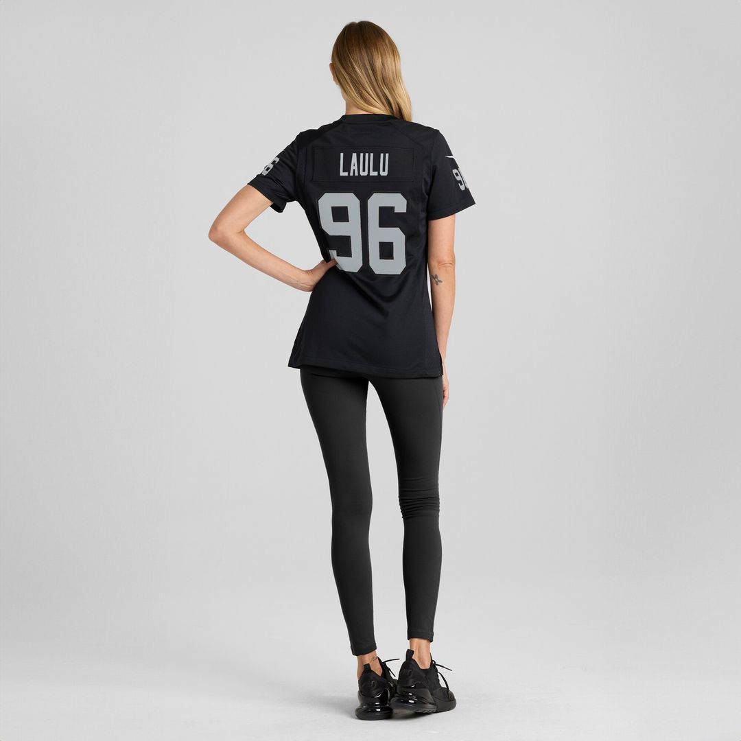 Jonah Laulu Las Vegas Raiders Women's Game Jersey - Black