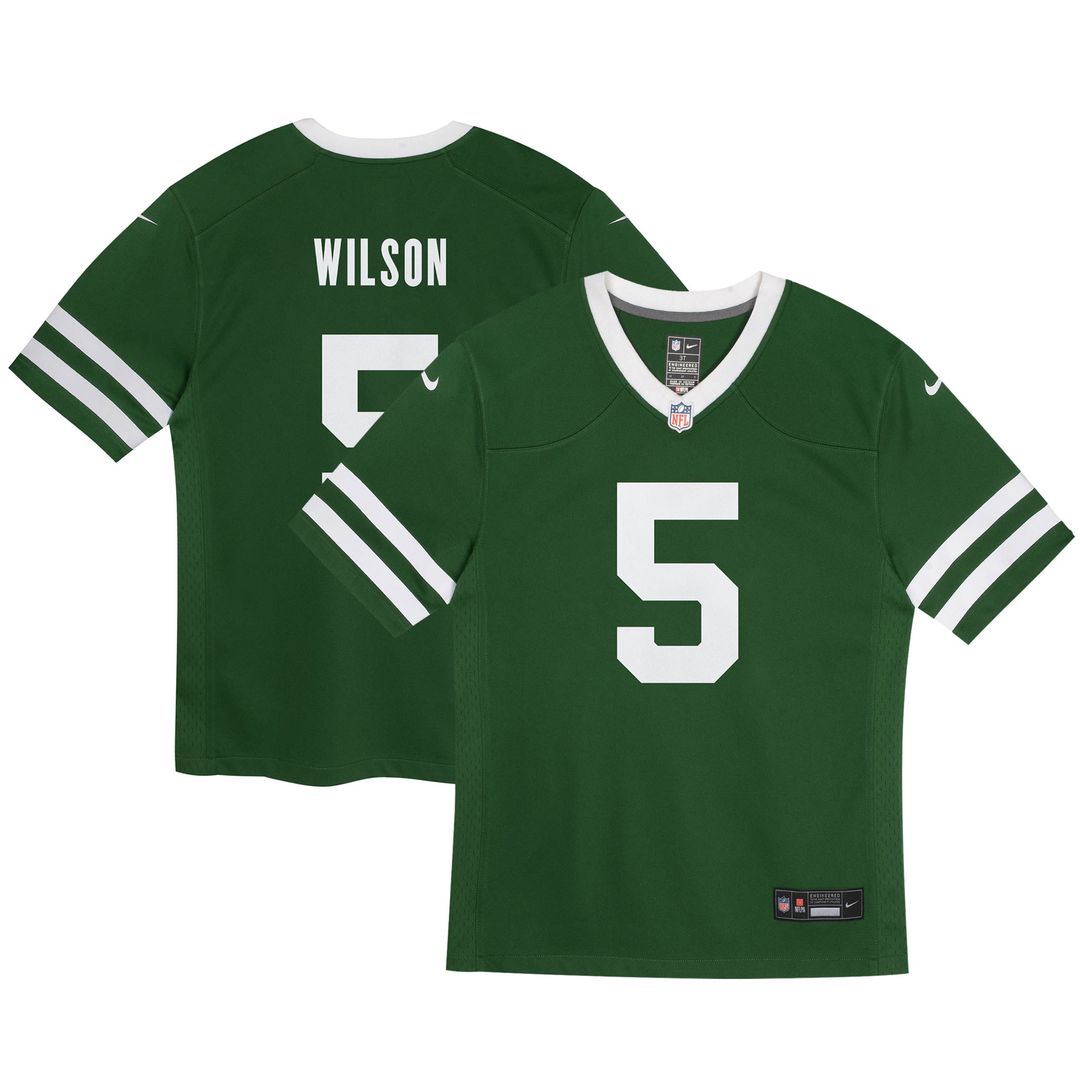Garrett Wilson New York Jets Infant Team Player Game Jersey - Green