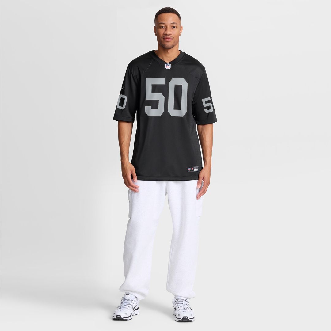 Jacob Bobenmoyer Las Vegas Raiders Game Player Jersey - Black
