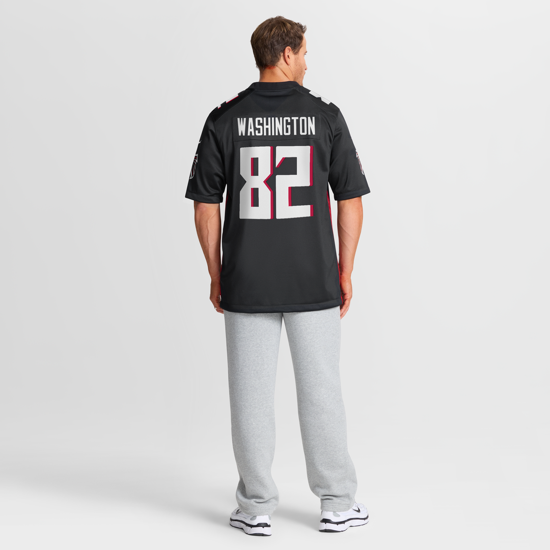 Casey Washington Atlanta Falcons Team Game Jersey - Black